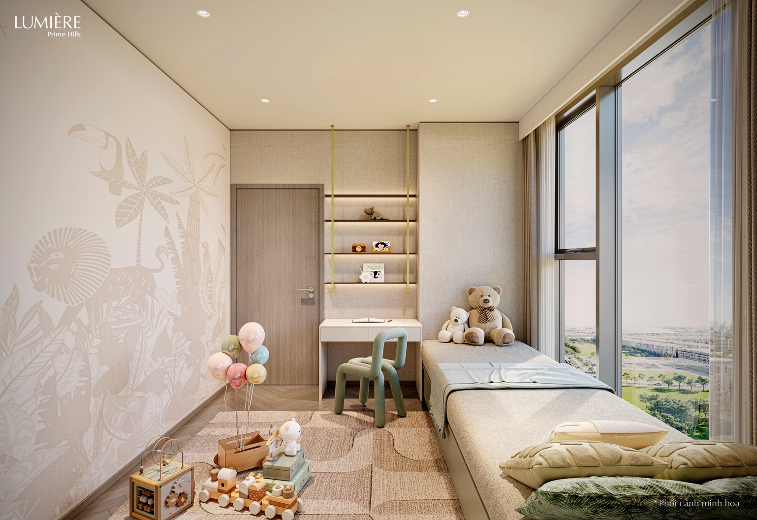 nội thất căn hộ lumiere prime hill cổ loa