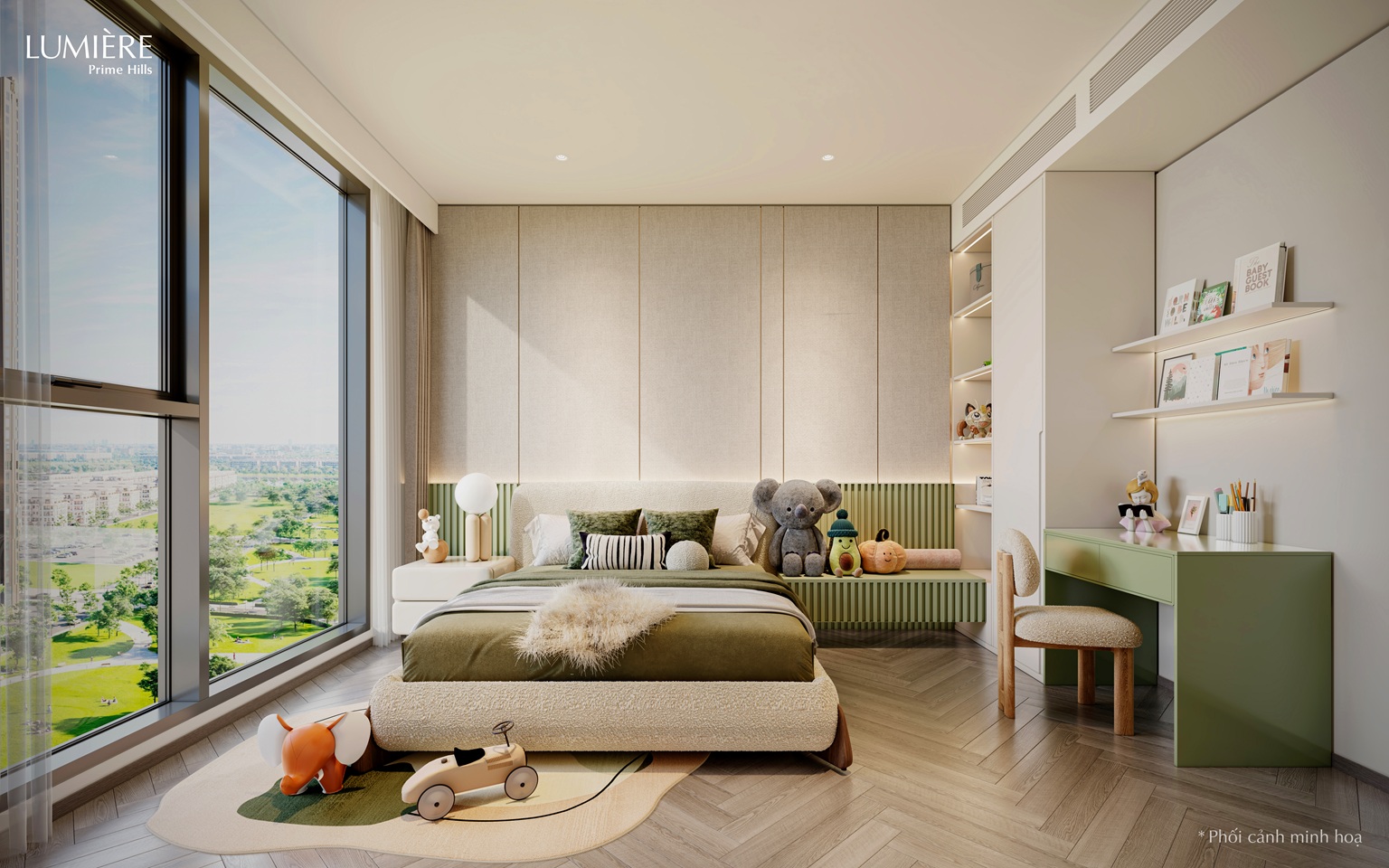 nội thất căn hộ lumiere prime hill cổ loa