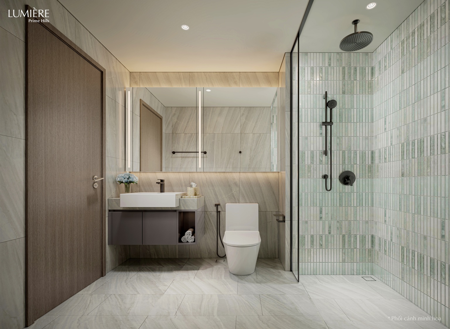 nội thất căn hộ lumiere prime hill cổ loa