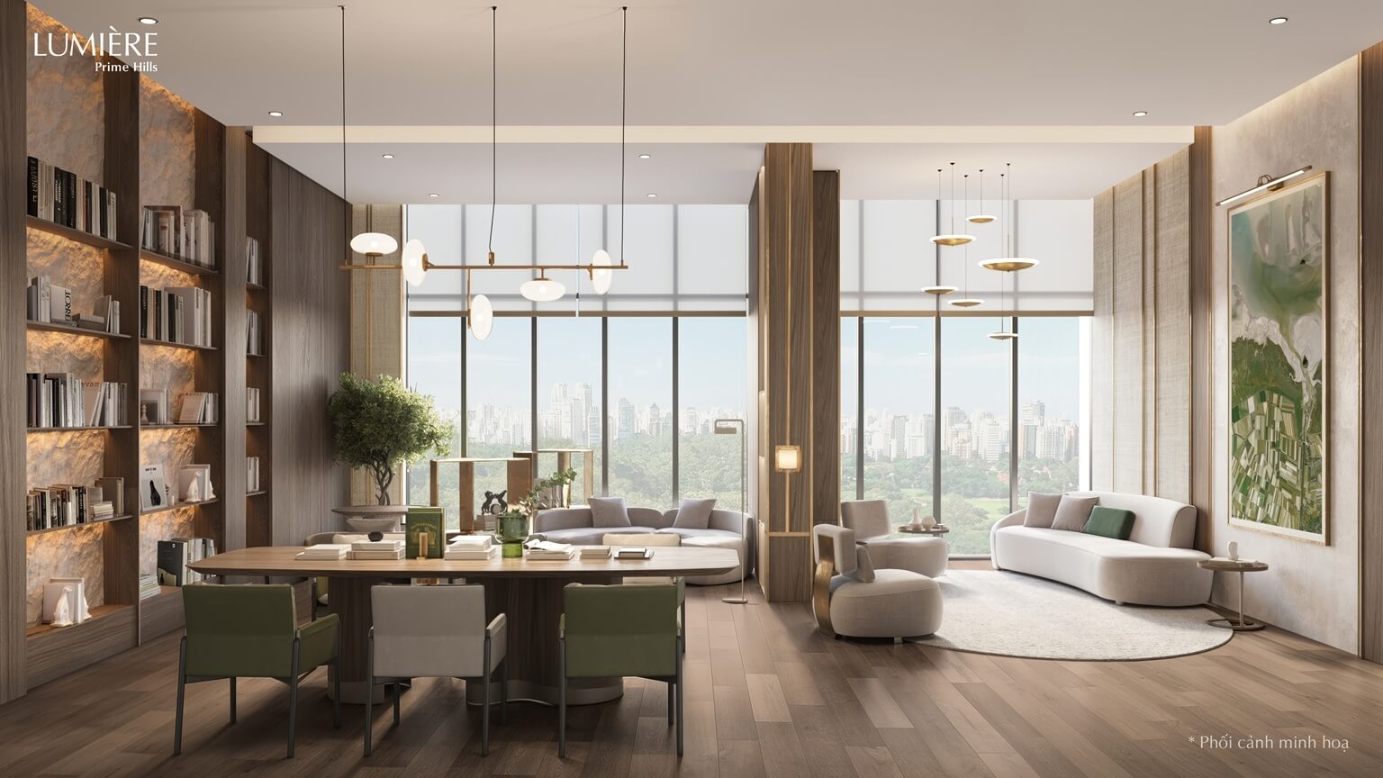 tiện ích dự án lumiere prime hill cổ loa