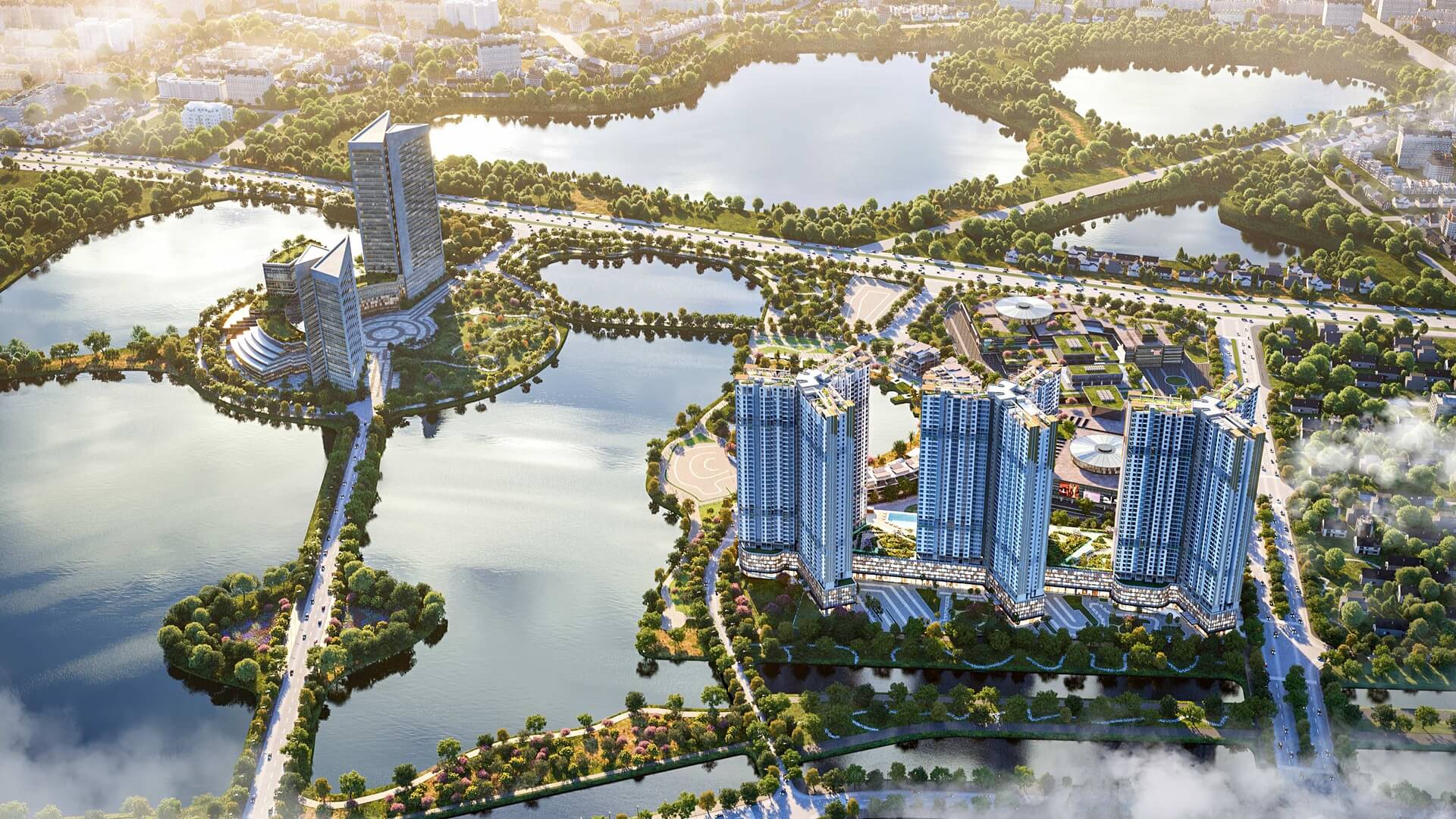 vị trí dự án gamuda central park yên sở