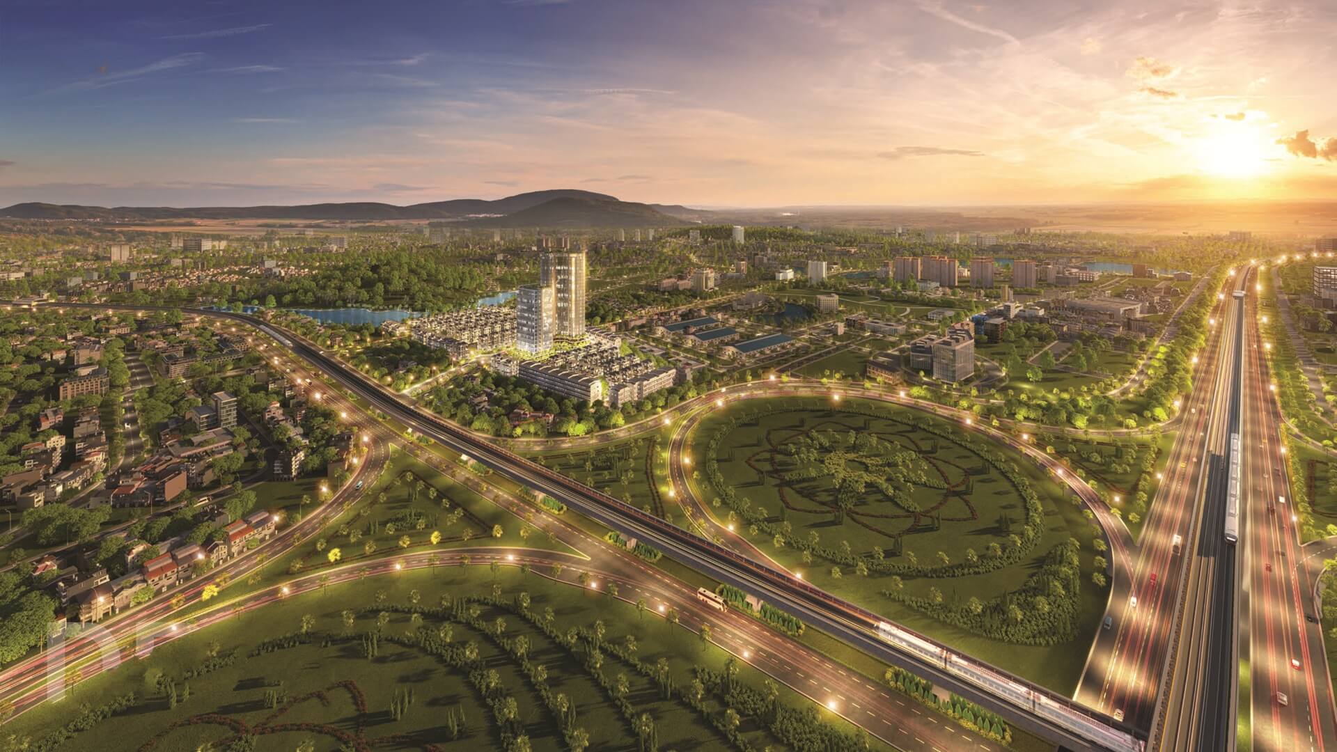 vị trí dự án hòa lạc metro city