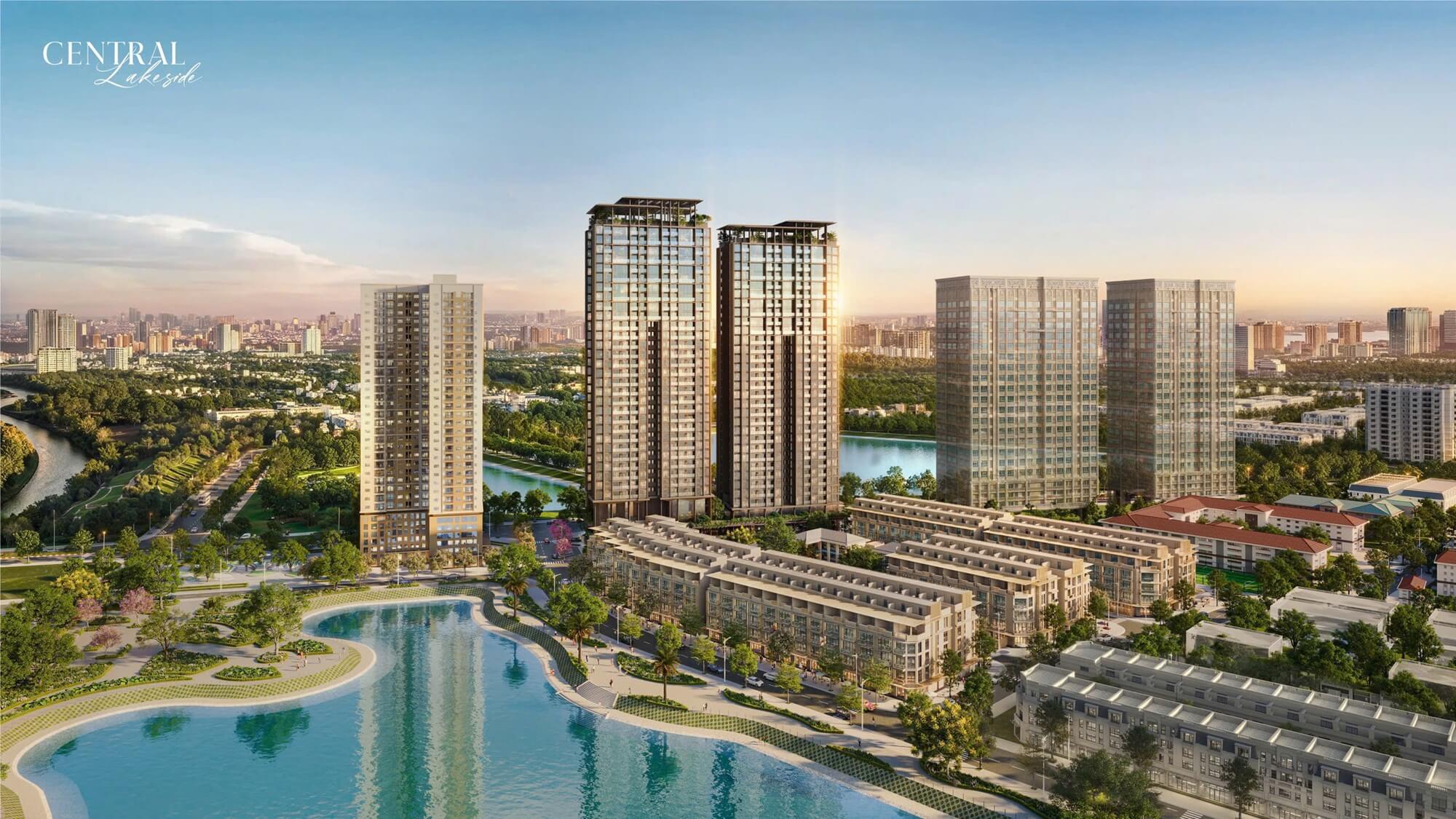 Khám Phá Central Lakeside Trung Văn: Nhà Phố Shophouse & Căn Hộ Hạng Sang 5 Sao Bên Hồ