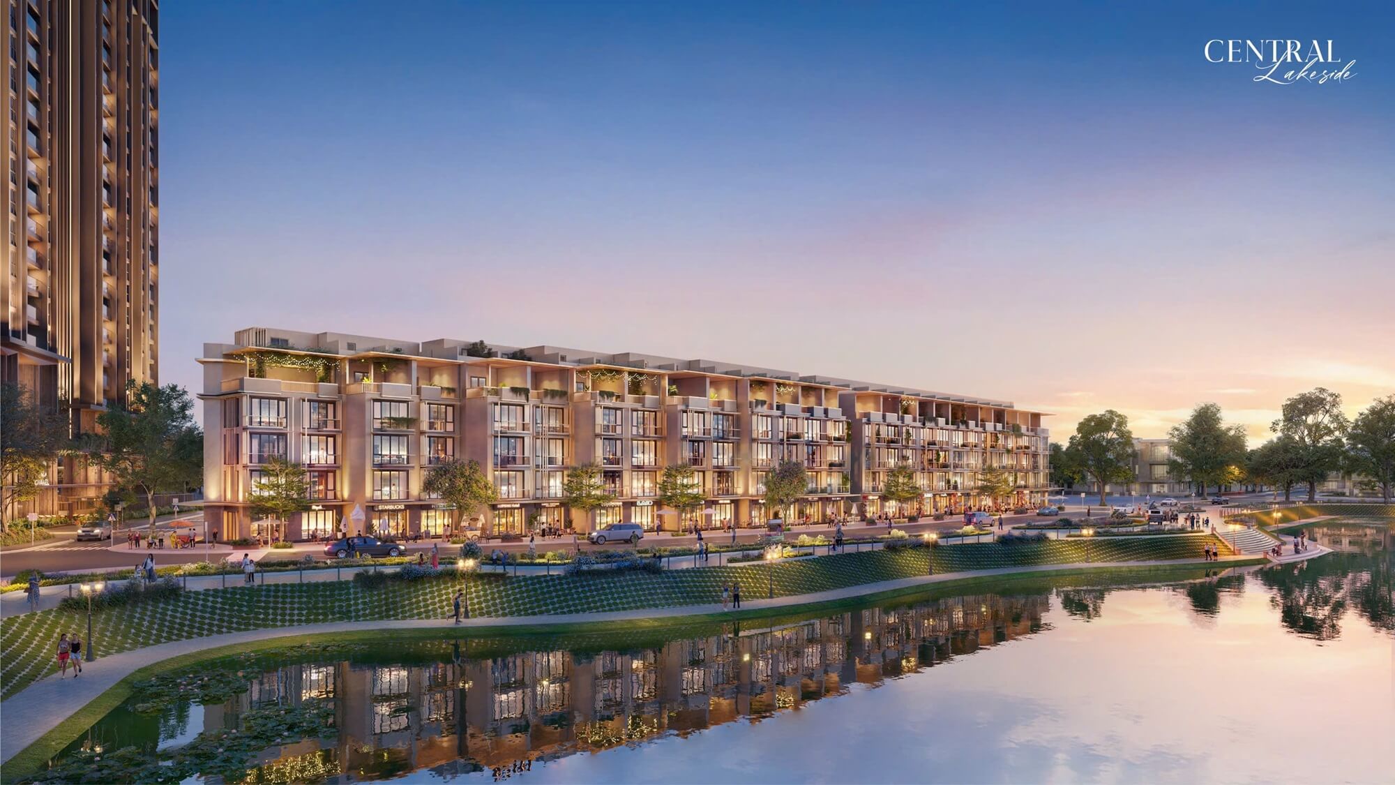 Khám Phá Central Lakeside Trung Văn: Nhà Phố Shophouse & Căn Hộ Hạng Sang 5 Sao Bên Hồ